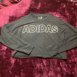 Adidas’s crew neck cropped